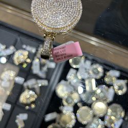 Vs1 Flawless Diamond Charm N Chain
