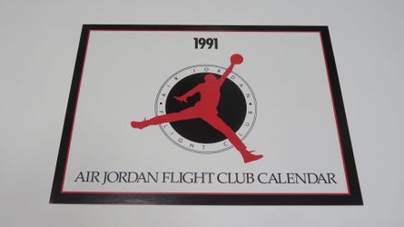 Michael Jordan - 1991 Air Jordan Flight Club Calendar - Mint Condition!!!