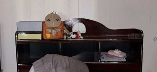 Wooden bed frame