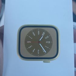 45mm Gold Series 8 Apple Watch With Nike Band