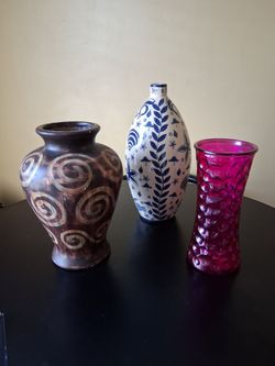 Mixed Decorative Vase and Planter Collection - 3 already Sold