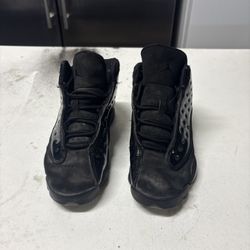 Jordan | Air Jordan Retro 13 Size 4y Black/Black Colorway