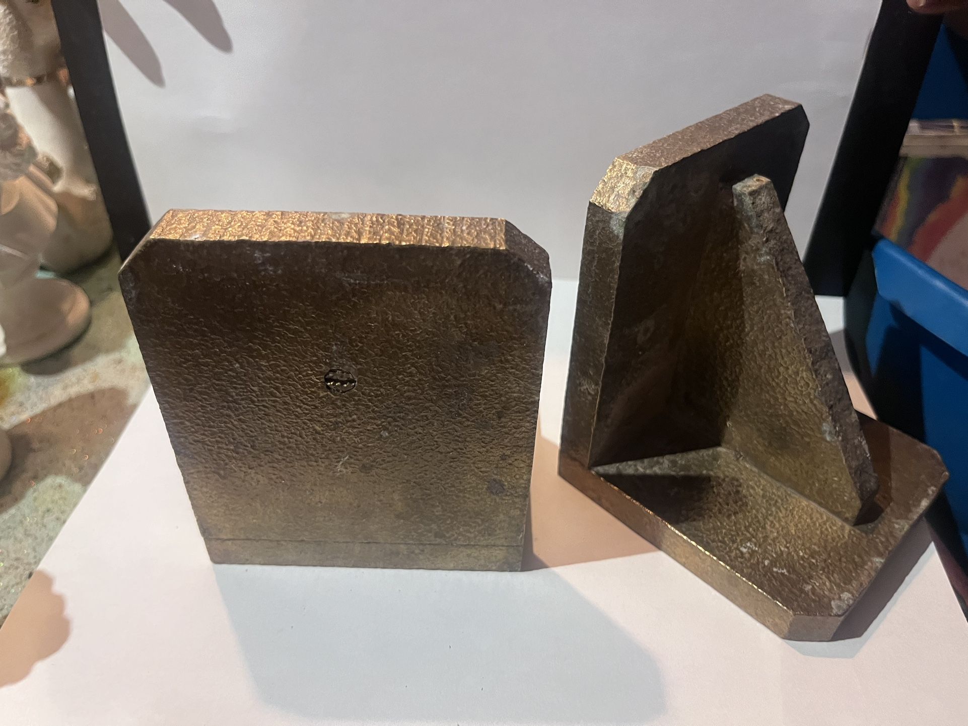 Solid Brass Bookends