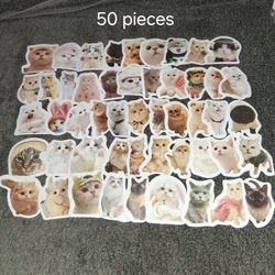 Cat 50 Piece Stickers $5 For All 