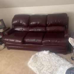 Leather Couch.