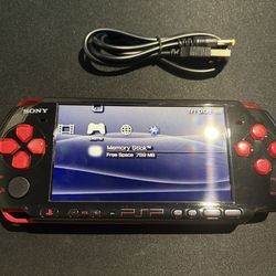 PSP 3000 RED AND BLACK