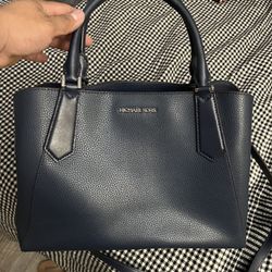 Michael Kors Navy Blue Purse 