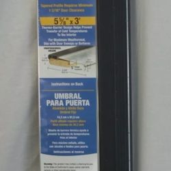 NEW Frost King Aluminum and Hard Vinyl Door Threshold 5 5/8"×3' TS36 Mill Finish