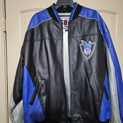 Authentic Men's Dallas Mavericks Leather Jacket 