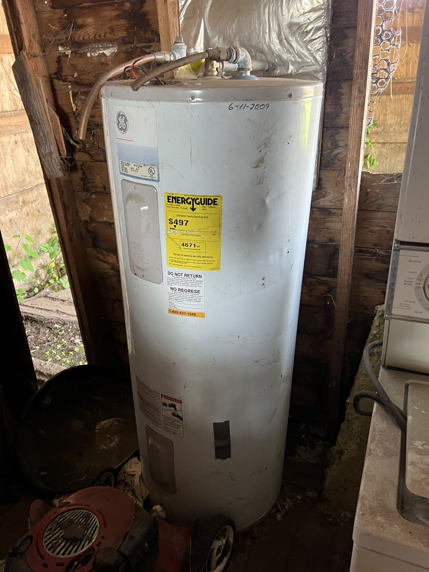 GE 100-120 Gallon Hot Water Heater