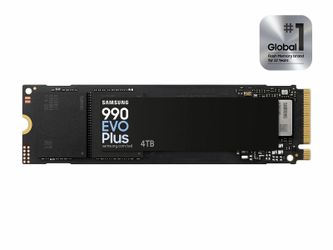 Samsung SSD 990 EVO Plus 4TB, PCIe Gen 4x4 | 5x2 M.2 2280, Up to 7,250 MB/s NVMe Internal Solid Stat