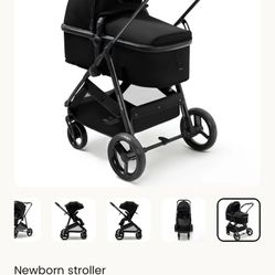 Mom push Stroller 