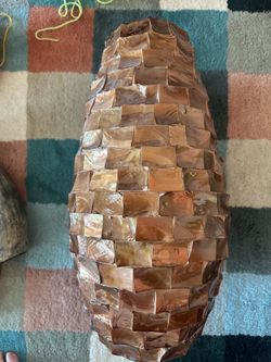 Textured Brown Vase