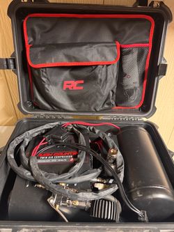 Rough Country Portable Twin Motor Air Compressor Kit w/ Hard Case – $300 (retails $550)