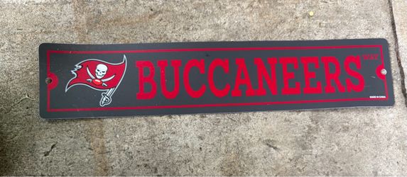 Bucs wall sign for man cave