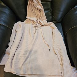 2 Woman's Size Large Lightweight Hoodies