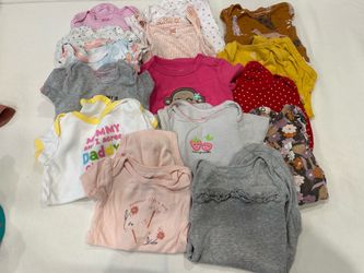 15 baby girl onesie bundle 6 month