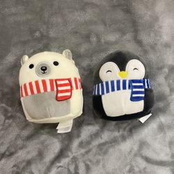 Squishmallows Holiday plush Brooke (rare) & Luna 2021