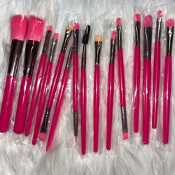 Pink Makeup Brushes 