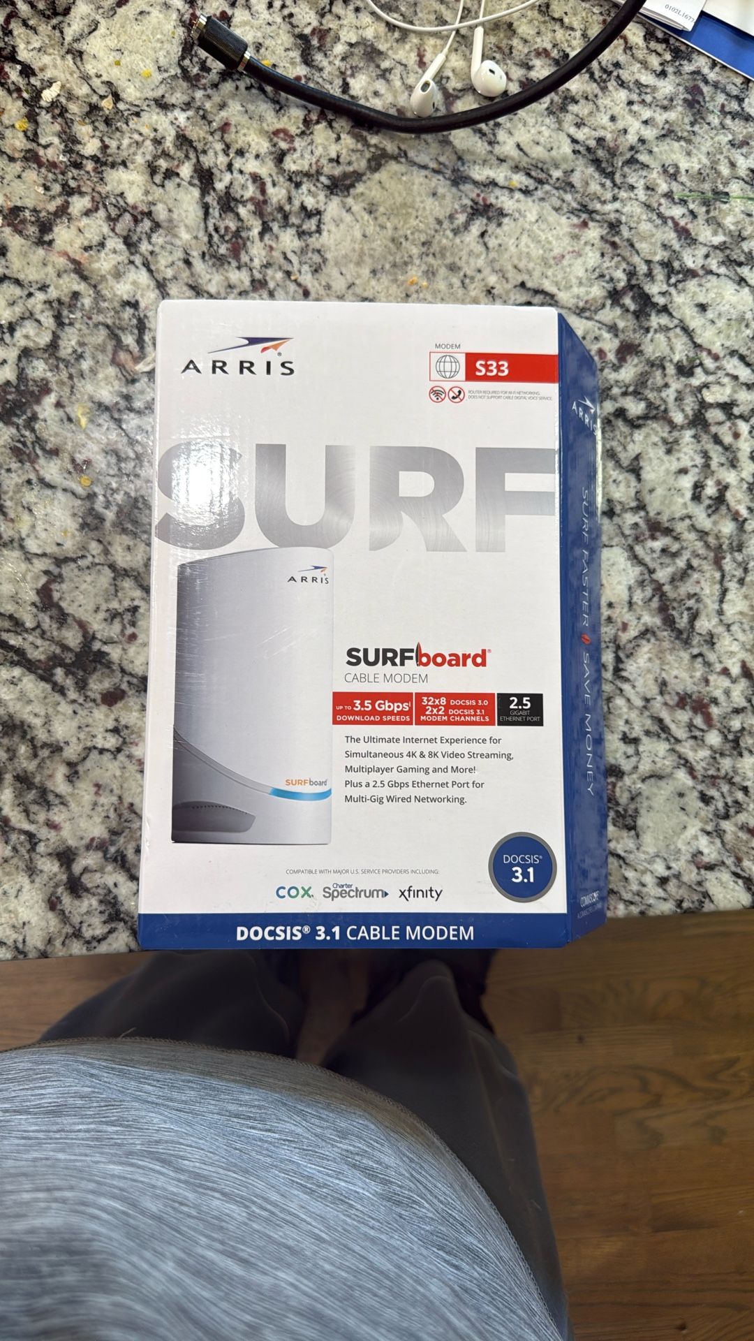 Arris S33 DOCSIS 3.1 Cable Modem