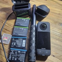Insta360 One X3,  Video Resolution 5.7K, CINSAAQ/B, 360°, Waterproof, Black