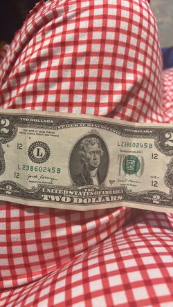 2$ bill very old