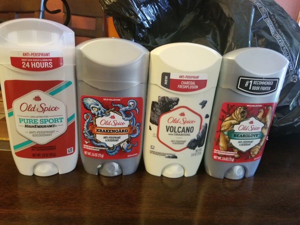 Old spice deodorants