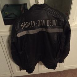 Men's Triple Vent System Evolution Waterproof Leather Jacket Harley-davidson