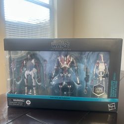 Star Wars Jedi The Black Series Magnaguard , Super Battle Droid and Battle Droid