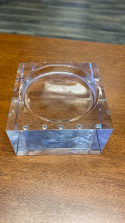 Heavy Glass Candle holder