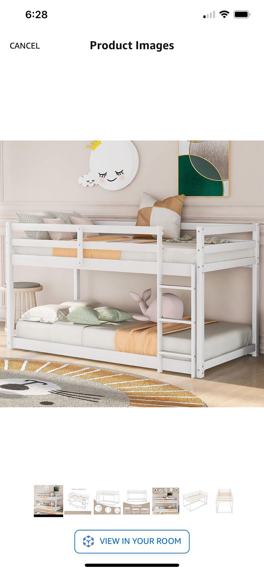 bunk bed twin over twin 