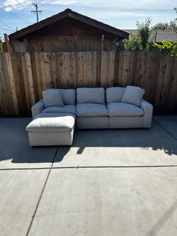 Free Delivery! Light Beige Modular Could Sectional