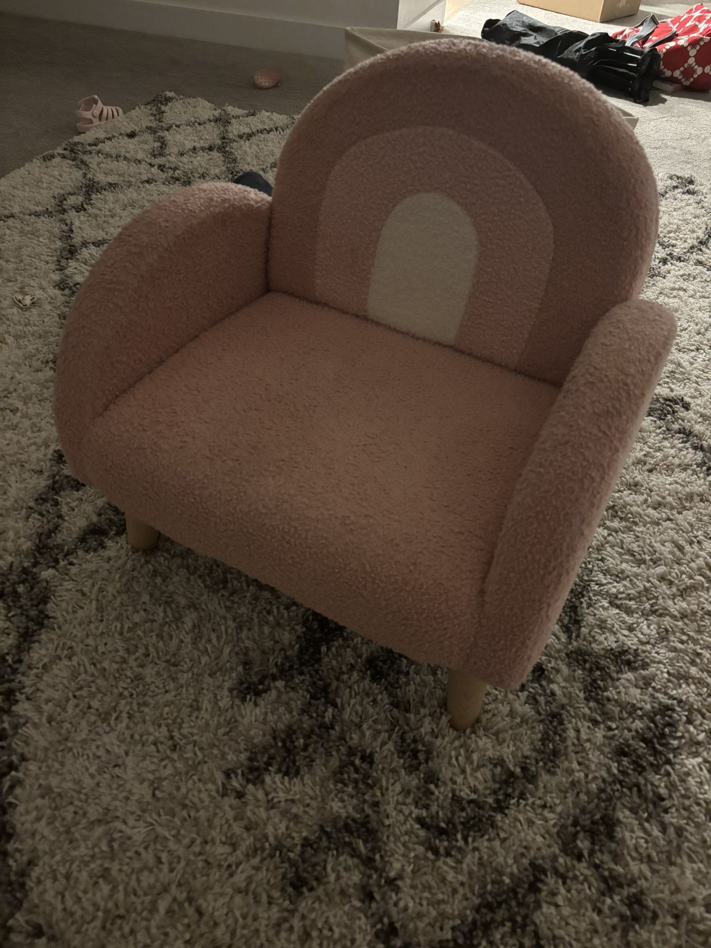 Pink Kids Arm Chair - Pink