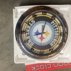 Steelers Clock
