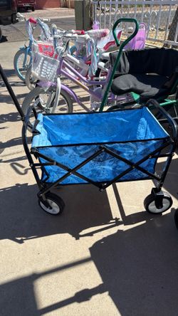 Kids wagon in light blue