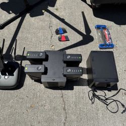 DJI Matrice 600 Pro 10 Batteries 2 Chargers 2 Controllers iPad Mini  