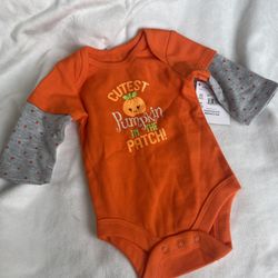 NEW Never used NEWBORN onesie $1