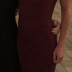 Burgundy dress size 0