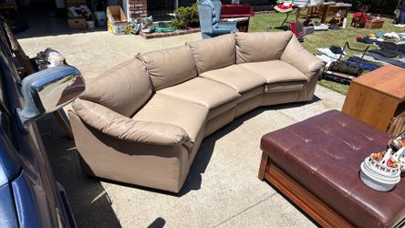 Leather couch