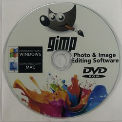 Gimp Photo Image Editing Software Installation Disk