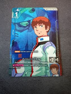 Gundam Card Game Freedom Ascension Amuro Ray SP ST01-010 Near Mint
