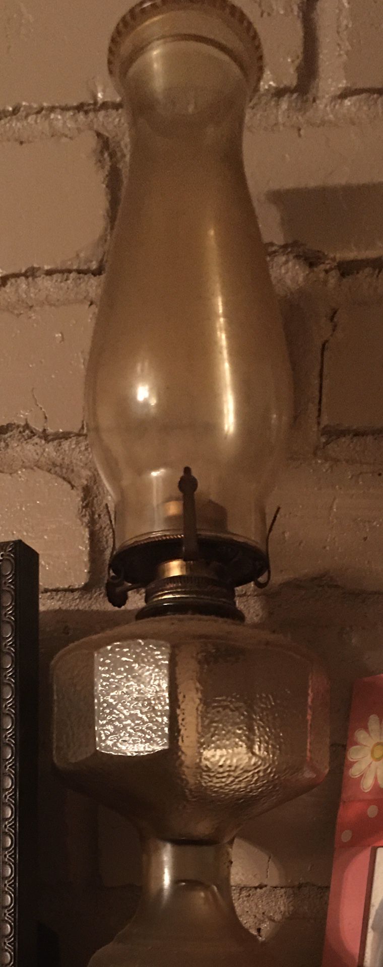 Kerosene vintage oil lamp
