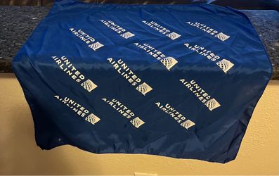 United Airlines Branded Blue Scarf