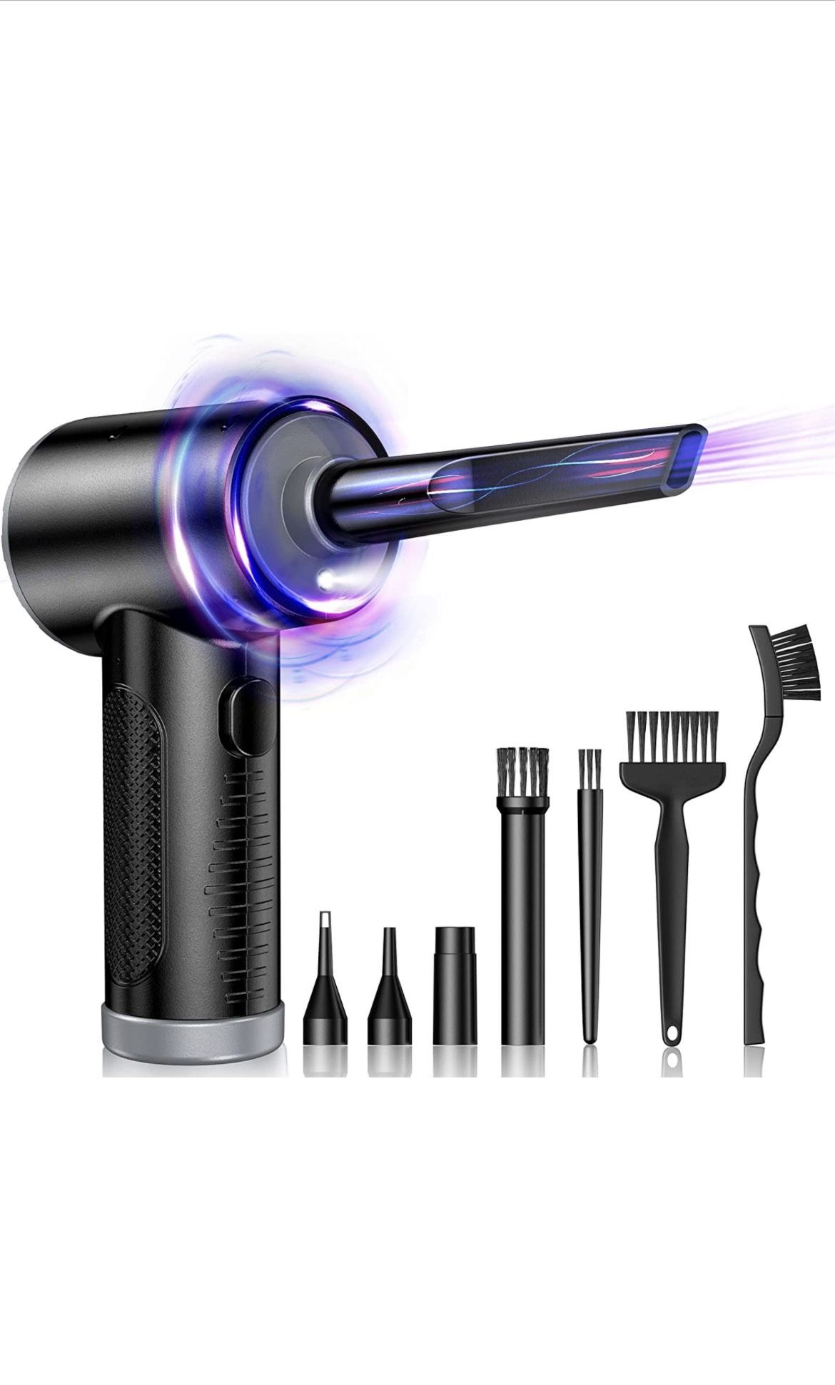 Compressed Air Duster Keyboard Cleaner - Electric Air Duster Cleaner for Keyboard and Computer, Rechargeable Cordless Keyboard Cleaner for Office