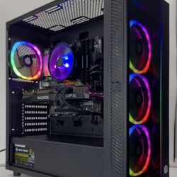 AMD RX 6700 Ryzen 5 5500 16GB DDR4 1TB SSD RGB Gaming Computer