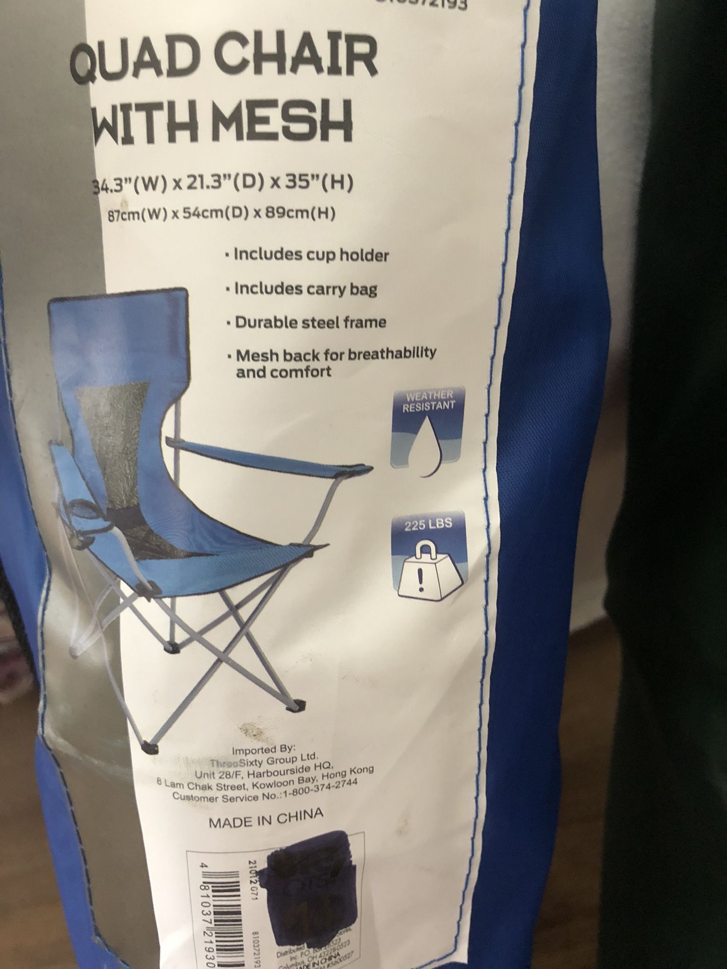 Quad Chair In Bag