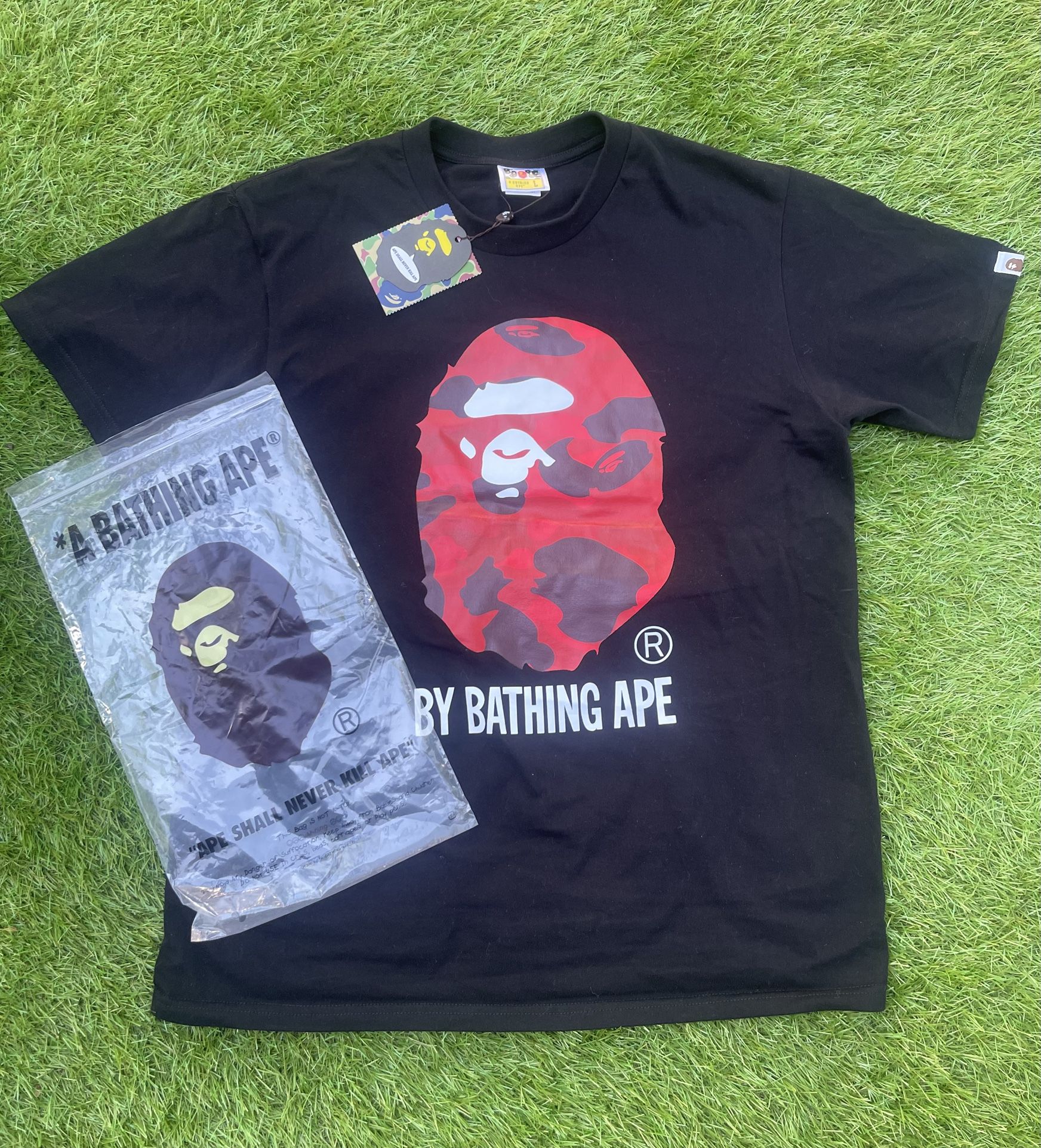 Red And black Bape