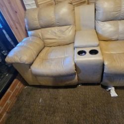 Leather Couch And Loveseat 