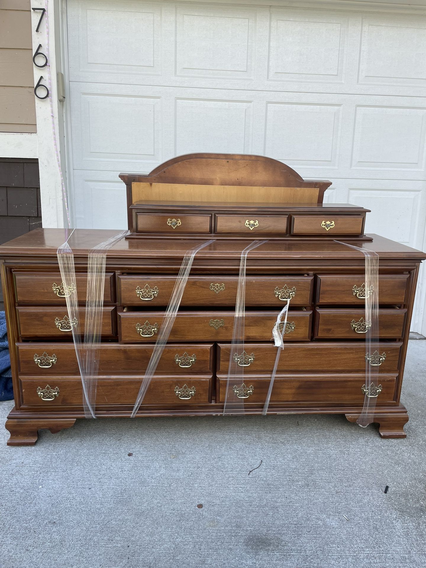 Nice Solid Wood Dresser For Sale