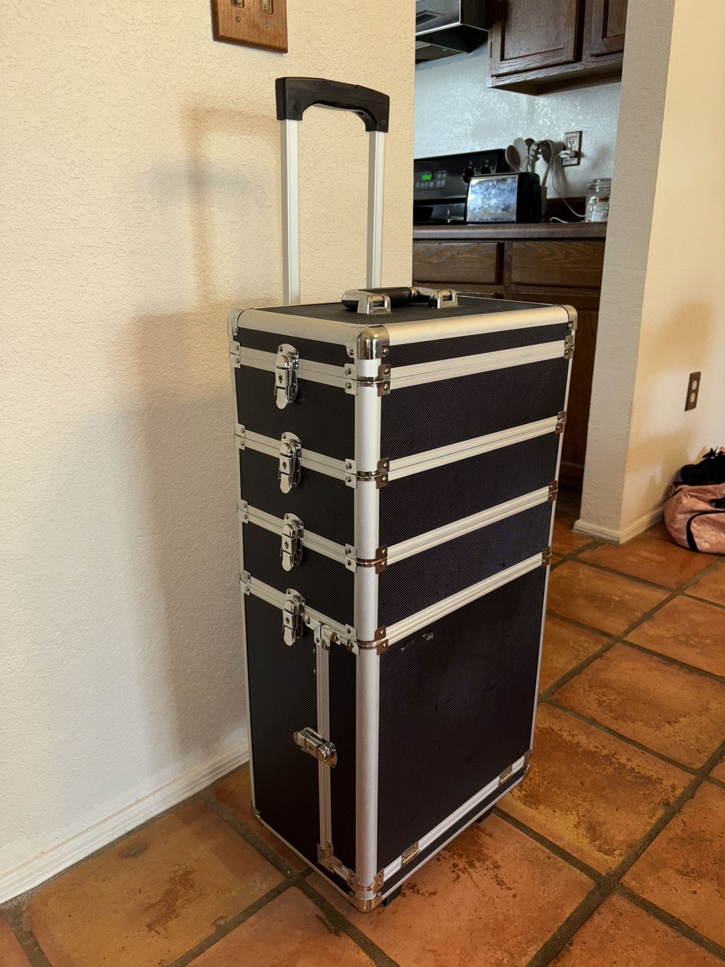 5 Tier Rolling Train makeup organizer